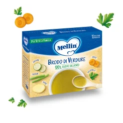 Mellin Brodo di Verdure 10 Bustine