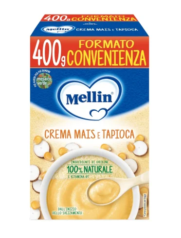 Mellin crema di mais e tapioca 400 g Mellin crema di mais e tapioca 400 g