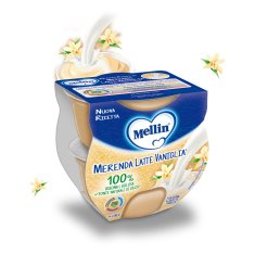 Mellin Merenda Latte Vaniglia 2x100g