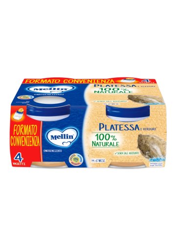 Mellin omogeneizzato platessa e verdure 4x80g