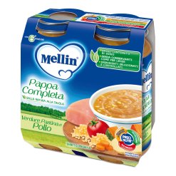 Mellin Pappa Completa Verdure Pastina e Pollo 2x250g