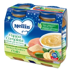 Mellin Pappa Completa Verdure Semolino e Pollo 2x100g