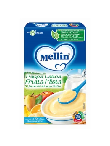 Mellin pappa lattea frutta mista 250 g Mellin pappa lattea frutta mista 250 g