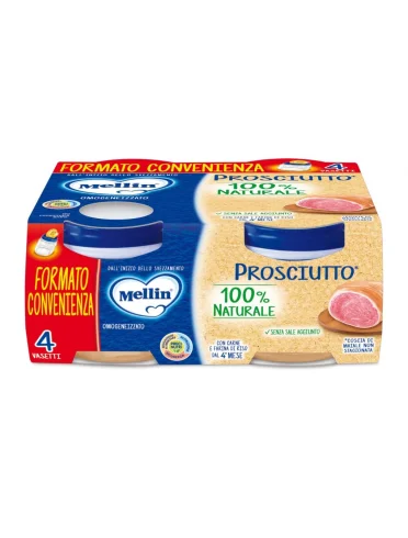 Mellin omogeneizzato prosciutto 4x80g Mellin omogeneizzato prosciutto 4x80g