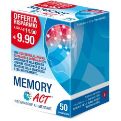 Memory Act Integratore Funzione Cognitiva 50 Compresse