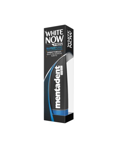 Mentadent white men super pure dentifricio 75 ml