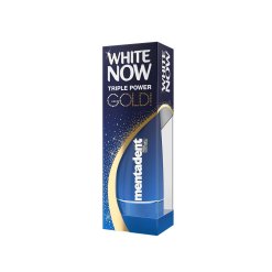 Mentadent White Now Gold Triple Power Dentifricio Sbiancante 50 ml