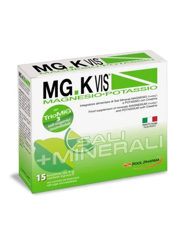 Mg.k vis lemonade - integratore di magnesio e potassio - 15 bustine Mg.k vis lemonade - integratore di magnesio e potassio - 15 bustine