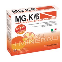 MG.K Vis Orange - Integratore di Magnesio e Potassio - 15 Bustine
