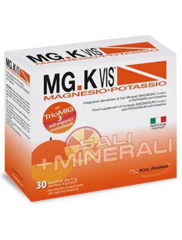 Mg.k vis orange - integratore di magnesio e potassio - 30 bustine