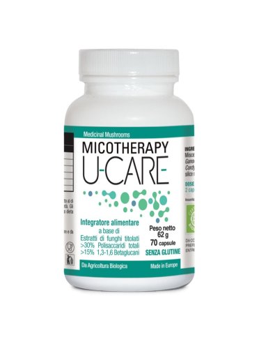 Micotherapy u-care - integratore per difese immunitarie - 70 capsule