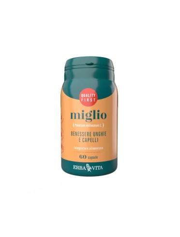 Miglio - integratore per capelli e unghie - 60 capsule Miglio - integratore per capelli e unghie - 60 capsule