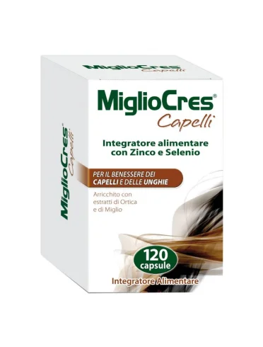 Migliocres capelli integratore anticaduta 120 capsule Migliocres capelli integratore anticaduta 120 capsule