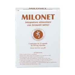 Milonet - Integratore di Fermenti Lattici - 12 Capsule