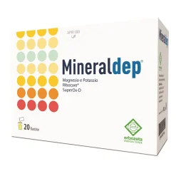 Mineraldep - Integratore di Magnesio e Potassio - 20 Bustine