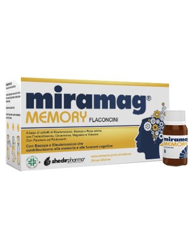 Miramag memory - integratore per il benessere della mente - 10 flaconcini