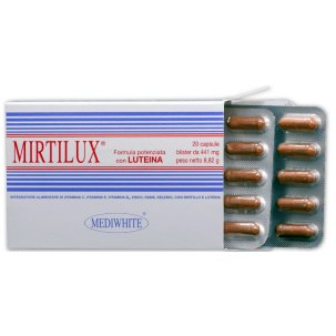 Mirtilux Integratore Benessere Vista 20 Capsule