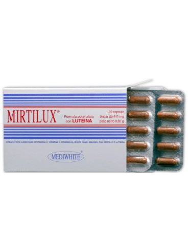 Mirtilux integratore benessere vista 20 capsule