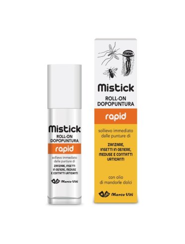 Mistick rapid roll-on - stick dopopuntura insetti - 9 ml