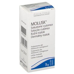 Molusk 10% - Soluzione Cutanea per Trattamento di Mollusco Contagioso - 3 g