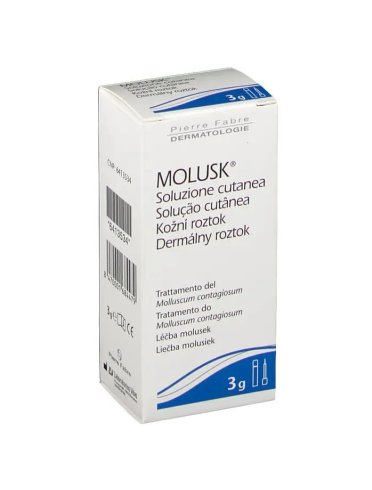 Molusk 10% - soluzione cutanea per trattamento di mollusco contagioso - 3 g