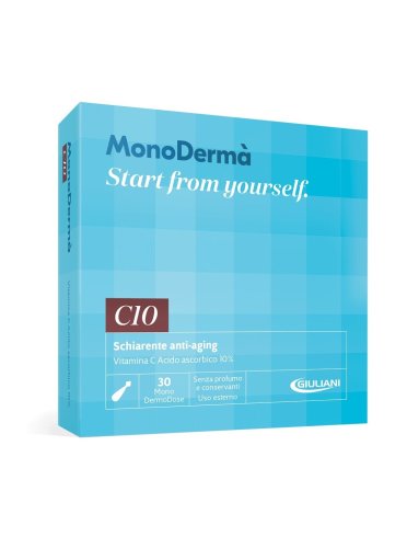 Monodermà c10 - trattamento viso schiarente anti-età - 30 monodose