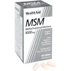 MSM Zolfo Integratore per Capelli Pelle e Unghie 90 Capsule