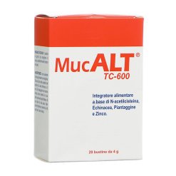 Mucalt Tc-600 Integratore Vie Respiratore 20 Bustine