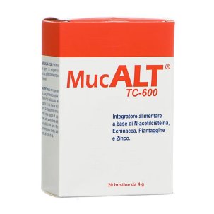 Mucalt Tc-600 Integratore Vie Respiratore 20 Bustine