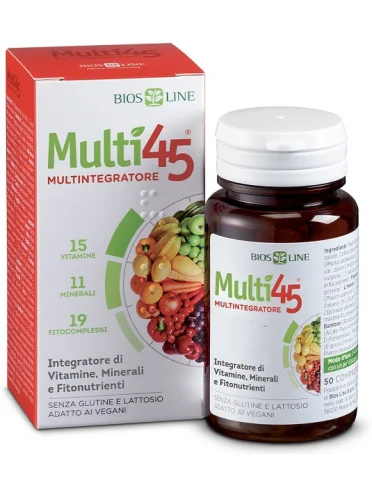 Multi45 - integratore multivitaminico - 100 compresse Multi45 - integratore multivitaminico - 100 compresse