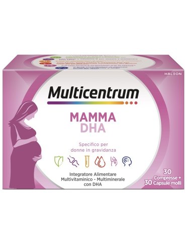 Multicentrum mamma dha integratore gravidanza 30+30 compresse