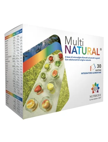 Multinatural integratore multivitaminico 30 bustine Multinatural integratore multivitaminico 30 bustine
