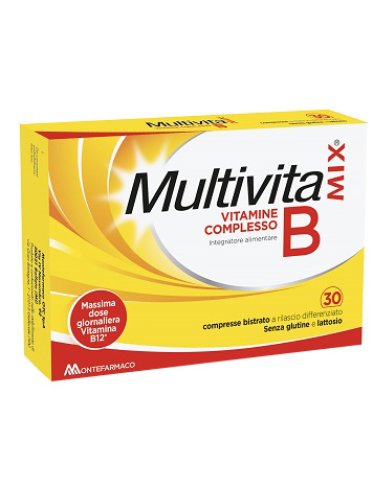 Multivita b mix - integratore per stanchezza e affaticamento - 30 compresse