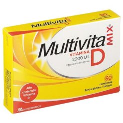 Multivitamix Vitamina D 2000 UI - Integratore per il Benessere delle Ossa - 60 Compresse
