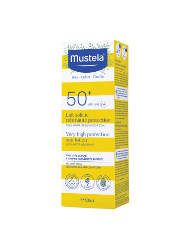 Mustela - latte solare bambini protezione 50+ - 100 ml