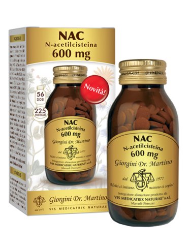 Nac 600 mg - integratore antiossidante - 225 pastiglie