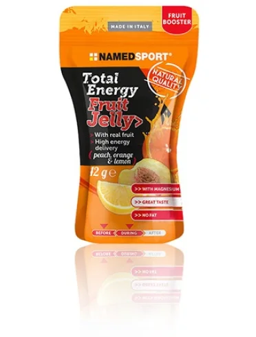 Named sport total energy fruit jelly - alimento addizionato con magnesio per energia e resistenza gusto pesca, arancia e limone - 42 g Named sport total energy fruit jelly - alimento addizionato con magnesio per energia e resistenza gusto pesca, arancia e limone - 42 g