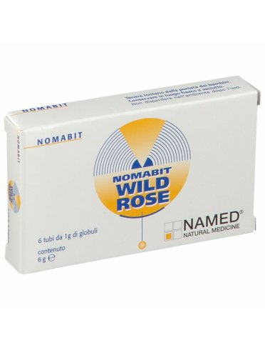 Named nomabit wild rose - integratore omeopatico - 6 dosi da 1 g