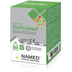 Named RefluMed - Trattamento di Acidità e Reflusso Gusto Ananas - 20 Bustine