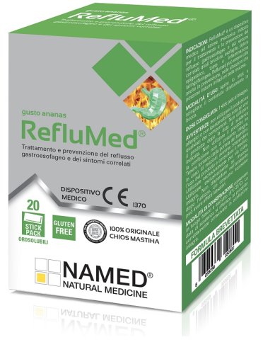 Named reflumed - trattamento di acidità e reflusso gusto ananas - 20 bustine