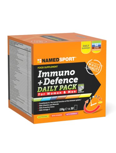 Named sport immuno+defence daily pack - integratore per difese immunitarie - 30 buste 