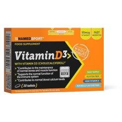 Named Sport Vitamin D3 - Integratore di Vitamina D per le Ossa - 30 Compresse