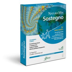 Aboca Natura Mix Advanced Sostegno - Integratore per Sistema Immunitario - 10 Flaconcini