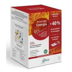 Aboca Natura Mix Advanced Energia - Integratore Tonico Ricostituente - 28 Bustine