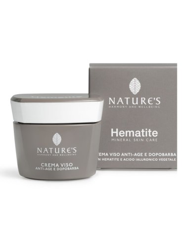 Nature's hematite - crema viso antietà e dopobarba - 50 ml