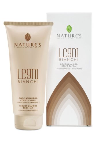 Nature's legni bianchi - doccia shampoo per corpo e capelli - 200 ml
