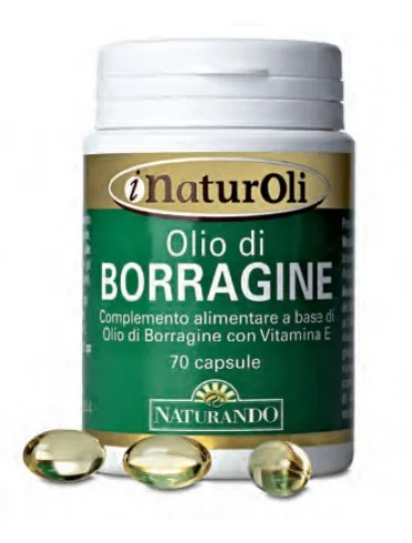 Naturoli olio di borragine - integratore per il benessere della pelle - 70 capsule molli Naturoli olio di borragine - integratore per il benessere della pelle - 70 capsule molli