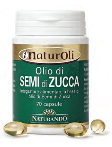 Naturoli olio di semi di zucca integratore per vie urinarie 70 capsule
