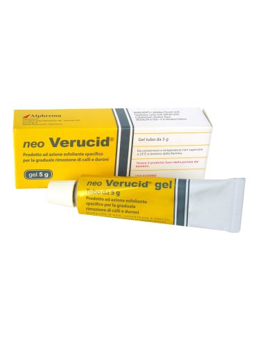 Neo verucid - gel per rimozione di calli e duroni - 5 g