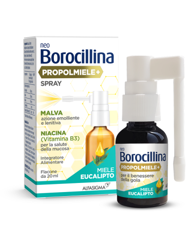 Neoborocillina propolmiele+ spray mal di gola 20 ml